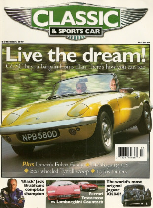 CLASSIC & SPORTSCAR 1999 DEC - FULVIA, DELAHAYE 135, XK140, TYRREL